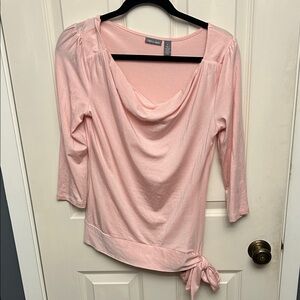 Apt. 9 Soft Pink Women's Blouse with Knot Detail